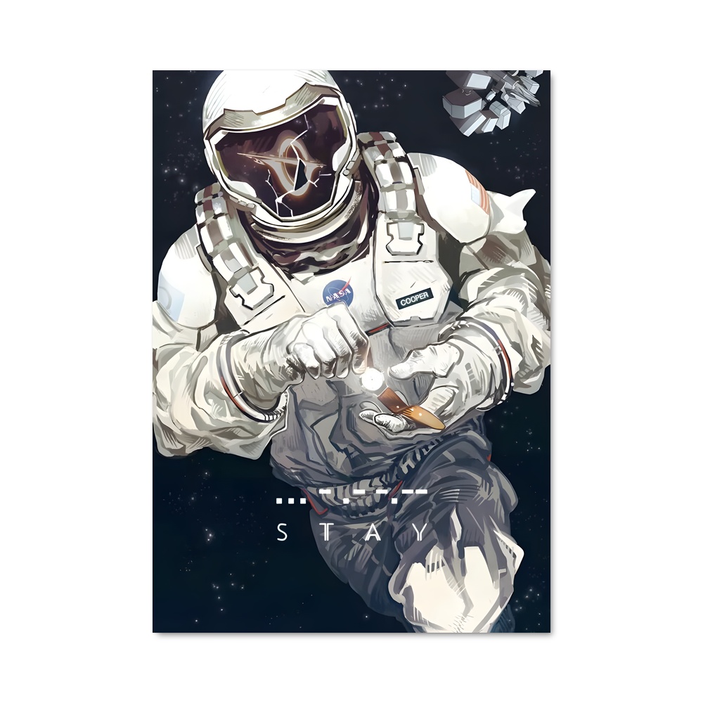 Poster artistique interstellaire captivant